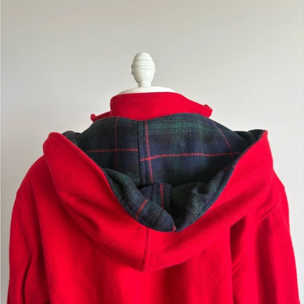 Vintage Hunt Club Wool Hooded Jacket Red Size 8
